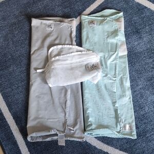 Two Ollie Swaddles (Blue And Gray)